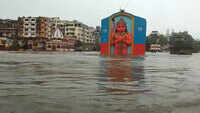 Nashik: Water level in Godavari river rises after heavy rains 