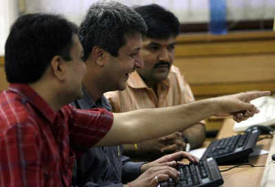 Sensex, Nifty leap to new record highs on funds inflow