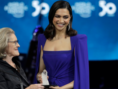 Deepika Padukone receives Crystal Award at World Economic Forum in Davos; talks about anxiety and depression