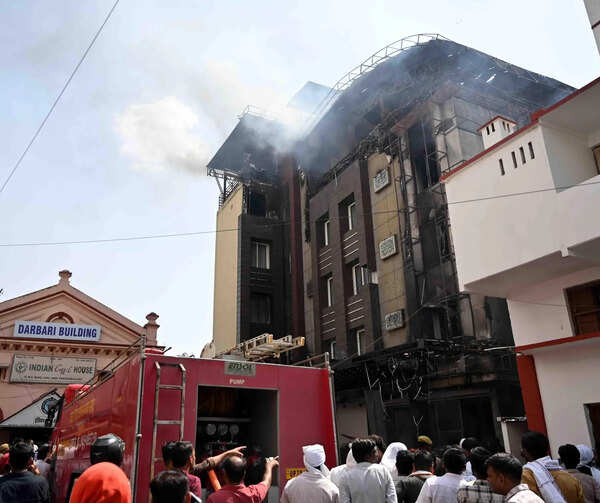 12 rescued, property worth crores damaged in major fire at Prayagraj hotel