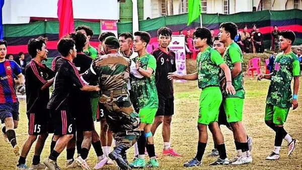 Divided by conflict, Meiteis and Kukis unite on a football field