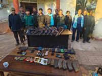 Top CPI (Maoist) central committee commander Ramdher Majji surrenders with 11 cadres in Chhattisgarh