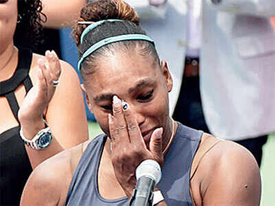 Tearful end for Serena Williams in Toronto final