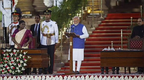 New government: Key moments from PM Modi's oath ceremony