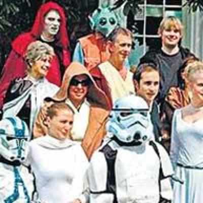 Star Wars wedding that was out of this world