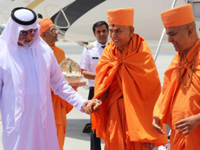 Indians rejoice as foundation stone laid for first Hindu temple in Abu Dhabi