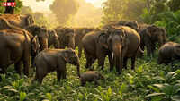 Baby elephant dies of drowning in pond in Chhattisgarh&rsquo;s Raigarh forest