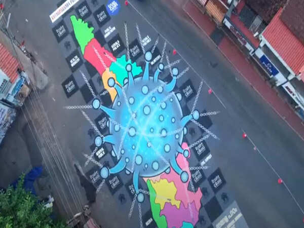 Kerala's artistic tribute to fight against Covid-19