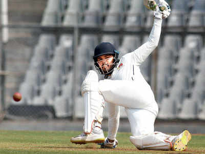 Hardik Tamore makes a point even as Mumbai eye win against Madhya Pradesh