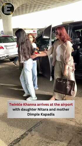 Twinkle Khanna Enjoys A Family Outing With Nitara And Dimple