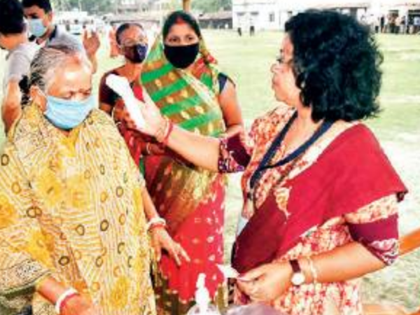 Bengal assembly elections: Slight dip in turnout as Covid plays on voters’ mind