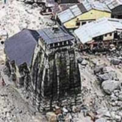 Temple in Uttarakhand swept away by Bhagirathi