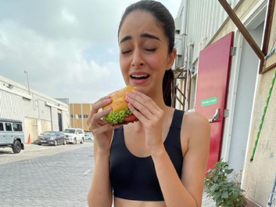 Ananya Panday turns emotional on being reunited with burger in Dubai