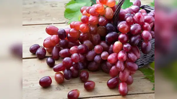 Red grapes