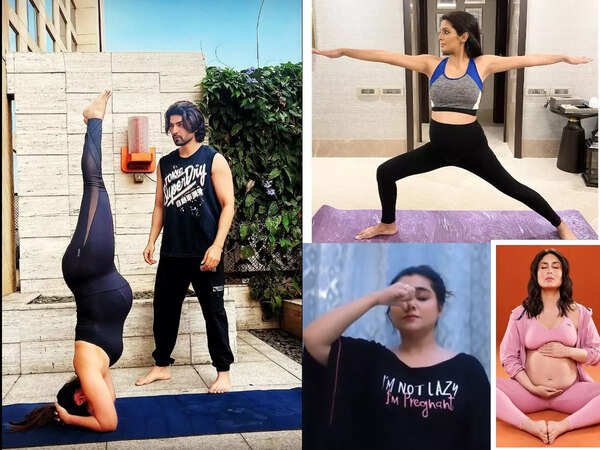 #YogaDay: Celeb moms root for prenatal yoga