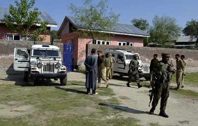 Polling station blasted north Kashmir