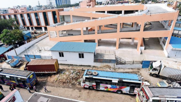Bengaluru's Kalasipalya bus terminal is ready but awaits launch