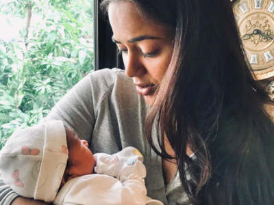 Sameera Reddy and Akshai Varde name their baby girl Nyra