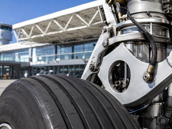 How aeroplane tyres handle the massive impact of jet landings