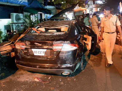 Jaguar rams into vehicles: Driver’s father cries ‘extortion’