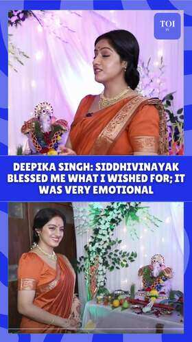 Deepika Singh: Siddhivinayak blessed me what I wished for; it was very emotional