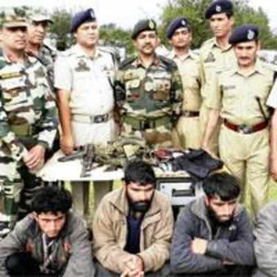 Four top Hizbul rebels surrender in J&K