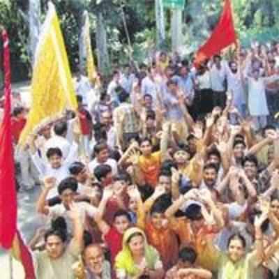 Mobs defy curfew in Jammu