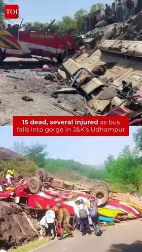 Bus falls into gorge in Udhampur, 7 dead
