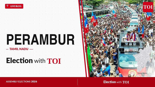 Perambur election results 2026: TVK’s Sivakumar wins by 14,393 votes