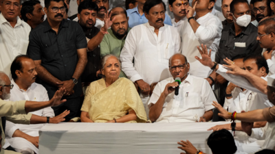 Sharad Pawar News Live: Sharad Pawar needs two-three days to think over his decision of stepping down as NCP chief, Ajit Pawar says