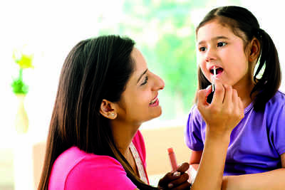Parentry: Lipstick under my nose!
