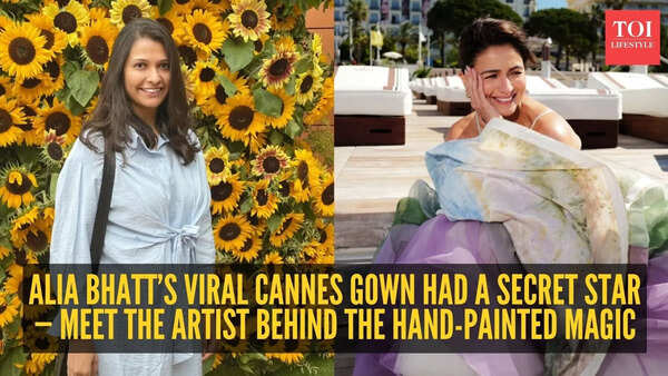 Loved Alia Bhatt’s Cannes gown? Meet Basuri Chokshi, the artist behind the hand-painted masterpiece