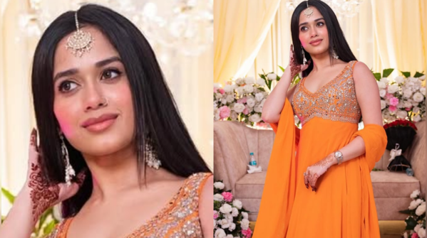 Jannat Zubair in Orange