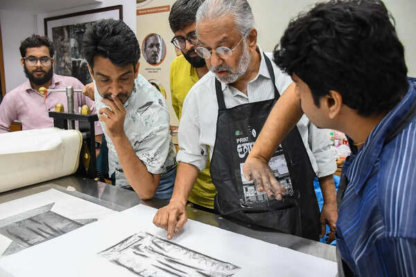 In the slow burn of ink and metal, NGMA’s new studio comes alive with etched stories