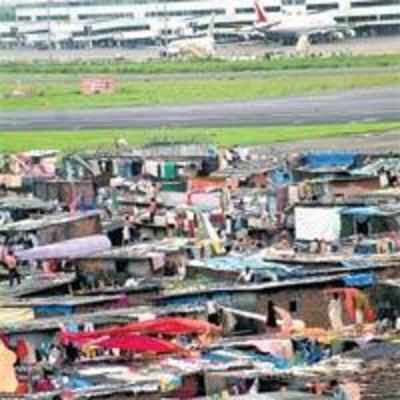 Sahar airport slums get past 1995 barrier