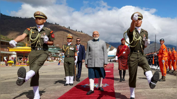 PM Modi receives red carpet welcome on his arrival