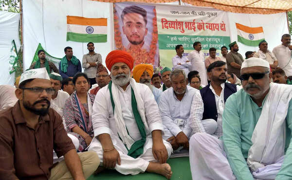 BKU protests in Doon over killing of UP student; demands arrests