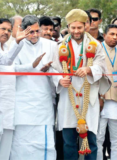 Six-lane Tumkur Road is open for six months now, but Rahul Gandhi ‘inaugurates’ it Sunday