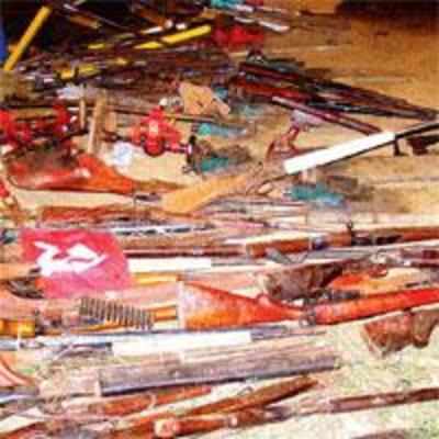 Post-polls, huge cache of arms seized from 3 Bengal districts