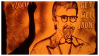 Sand artist conveys ‘Get Well Soon’ message to Amitabh Bachchan 