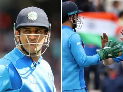A passage to England: MSD not allowed to sport the army insignia on his gloves, fans show support holding banners and dressing in tricolour