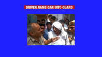 BJP leader's driver rams car into homeguard, drags him for 100 metres 
