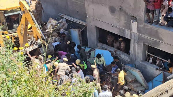 Six workers die as portion of building collapses near Ooty