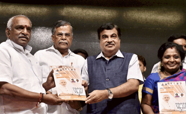BJP manifesto out on Thursday, plans to return temples to private trusts