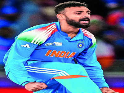 Champions Trophy: Varun Chakaravarthy’s fifer helps India set up semis clash with Australia