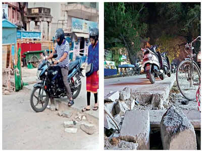 No streetlight at end of tunnel in Gandhi Bazaar