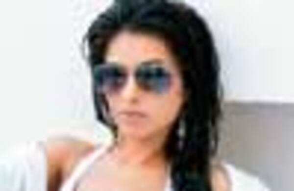 Sweta loves a dip in the pool