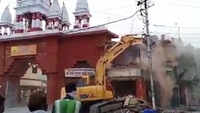 Gorakhpur administration razes shops near Gorakhnath temple 