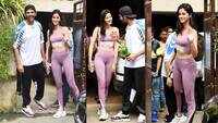 Kartik Aaryan and Ananya Panday get papped post their dance rehearsals 