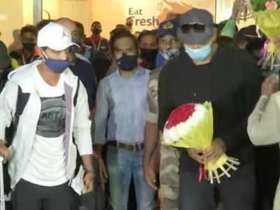 Indian cricketers make a quiet entry into Mumbai after historic win against Australia at the Gabba